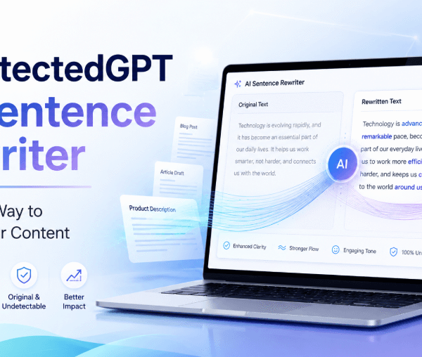 UndetectedGPT AI Sentence Rewriter: A Smarter Way to Refresh Your Content